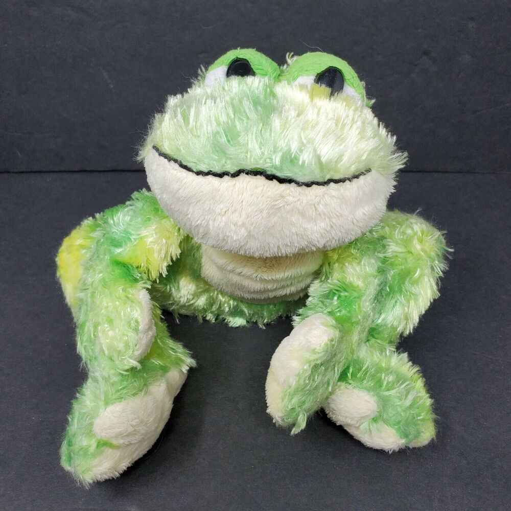 Ganz Webkinz Tie Dye Frog Plush Stuffed Animal 8" HM162 NO CODE Green Swamp